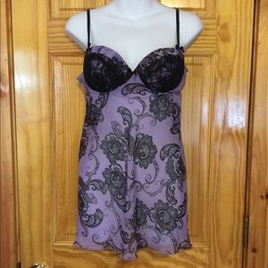 Sexy lingerie nightie with optional thong